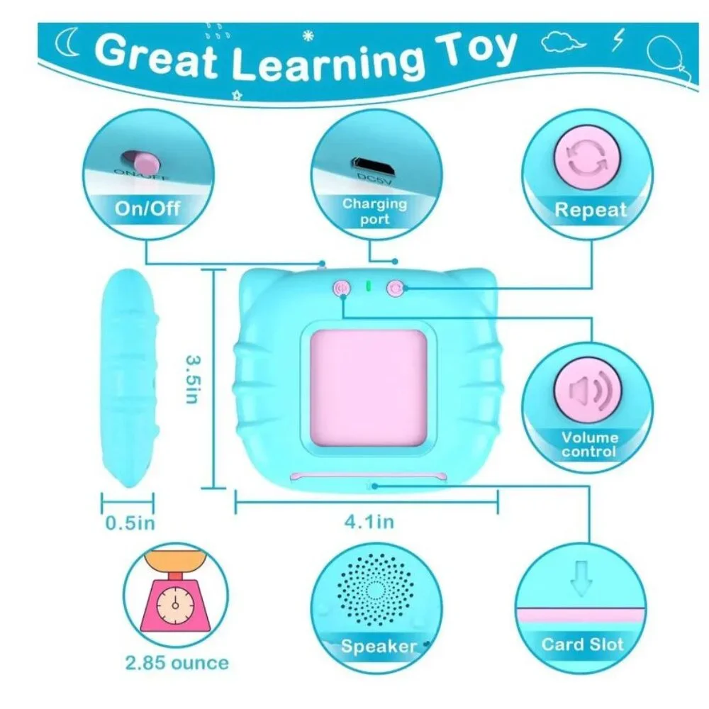 Happy World Card Early Education Device Electronic Learning Toy